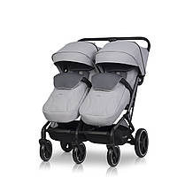 Дитяча коляска двійні Easy-Go Echo сірий, фото 2