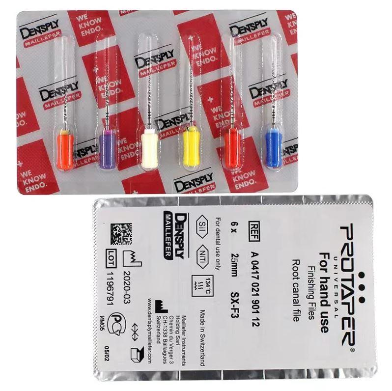 ProTaper Universal / Протейпери ручні F2, 31 мм, 6 шт  (Dentsply)