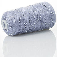 Infinity Yarn Намистини на Котонi № 720 блакитно-бузковий + білі намистини (Пряжа нитки для в'язання)