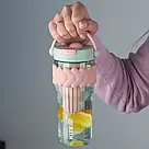 Стакан для води Kite K25-1231-3, 900 мл, м'ятно-рожевий, фото 7