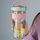 Стакан для води Kite K25-1231-3, 900 мл, м'ятно-рожевий, фото 8