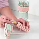 Стакан для води Kite K25-1231-3, 900 мл, м'ятно-рожевий, фото 6