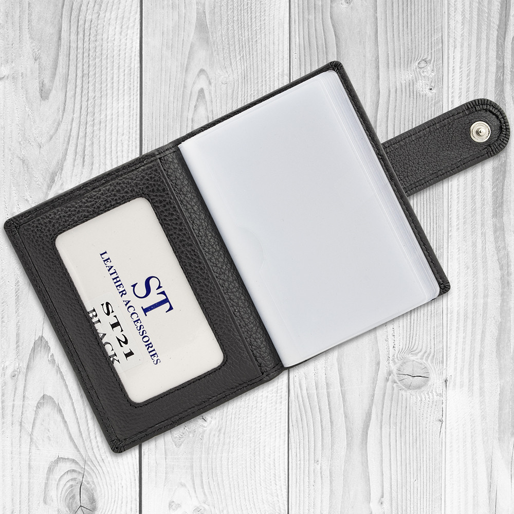 Візитниця "ST" (флотар) "CLASSIC" BC 21 Black