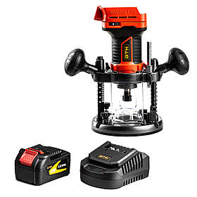 Фрезер акум. R18/55BL 8000-26000об/хв, цанга 6/8 мм, +акум. 4Аг, зарядний пристрій