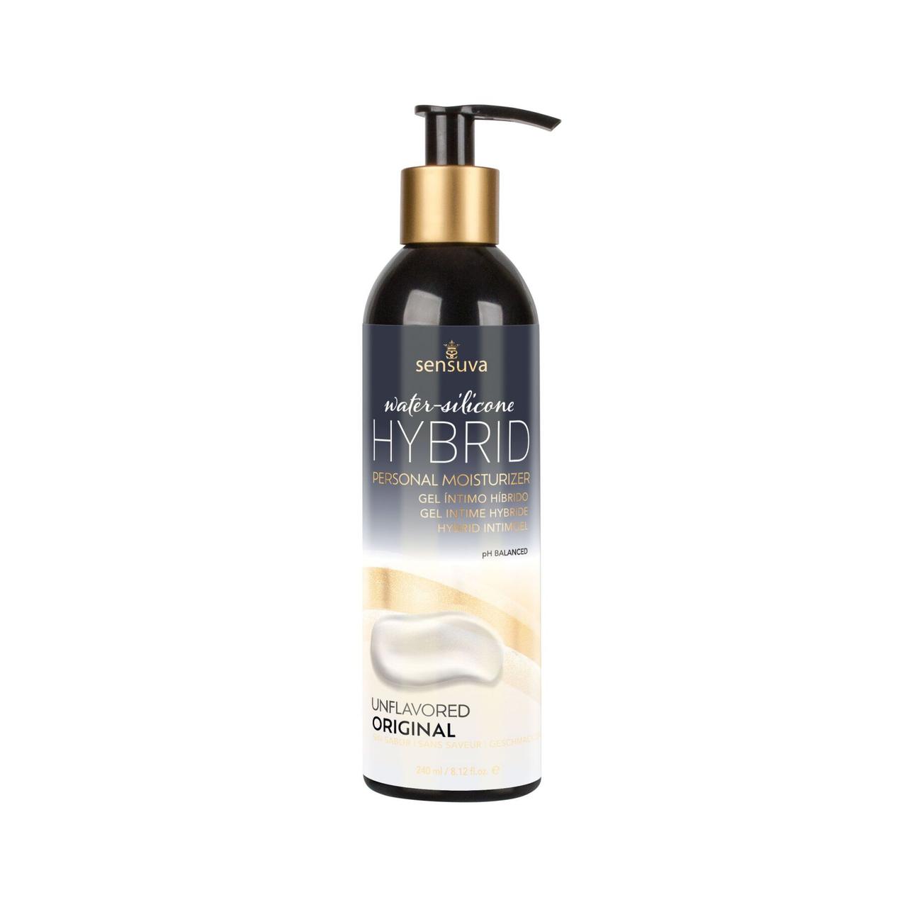 Мастило водно-силіконова Sensuva Hybrid Formula без цукру, підходить для оральних ласок, 240 мл