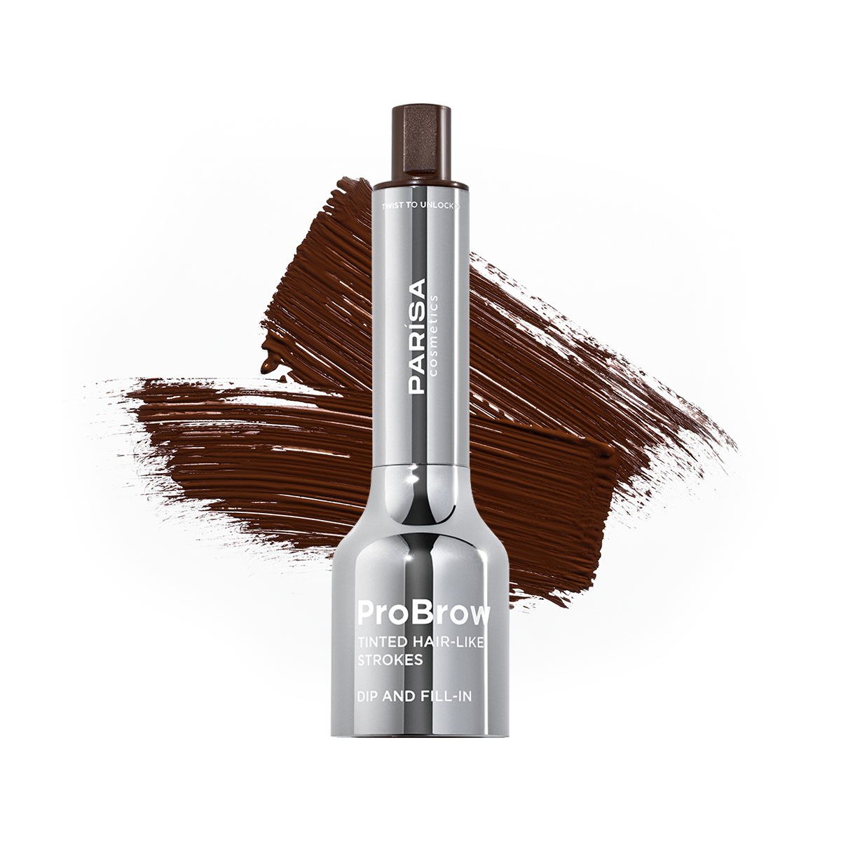 Тінт для брів Parisa Cosmetics ProBrow, 602 Chocolate Коричневий, фото 1