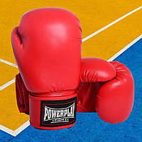 Рукавички для боксу та єдиноборств червоні 18 унцій тренувальні боксерські оригінальні дорослі