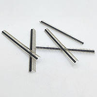 Коннектор угловой 1x40 шаг 2,54мм, 11мм PLSR40-G