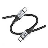 Кабель HOCO TYPE-C to TYPE-C X102 60W, фото 4