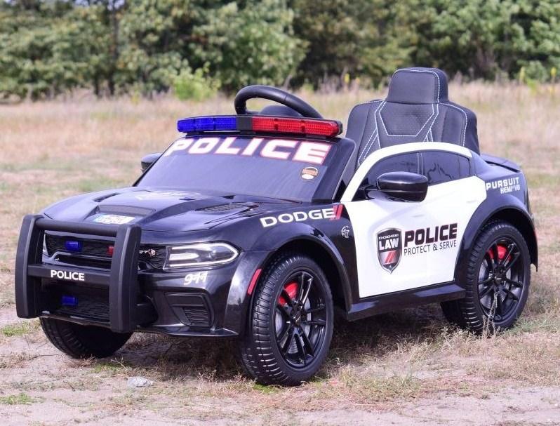 Дитячий електромобіль DODGE POLICE SRT, колеса EVA, пульт керування