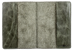 Обкладинка для паспорта VIP ( зелений) тиснення "IRIS", фото 3