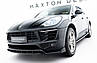 Сплітер Porsche Macan (14-18) тюнінг обвіс губа спідниця елерон (V3), фото 2