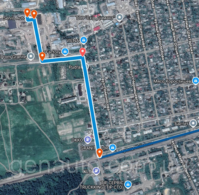 Схема проїзду