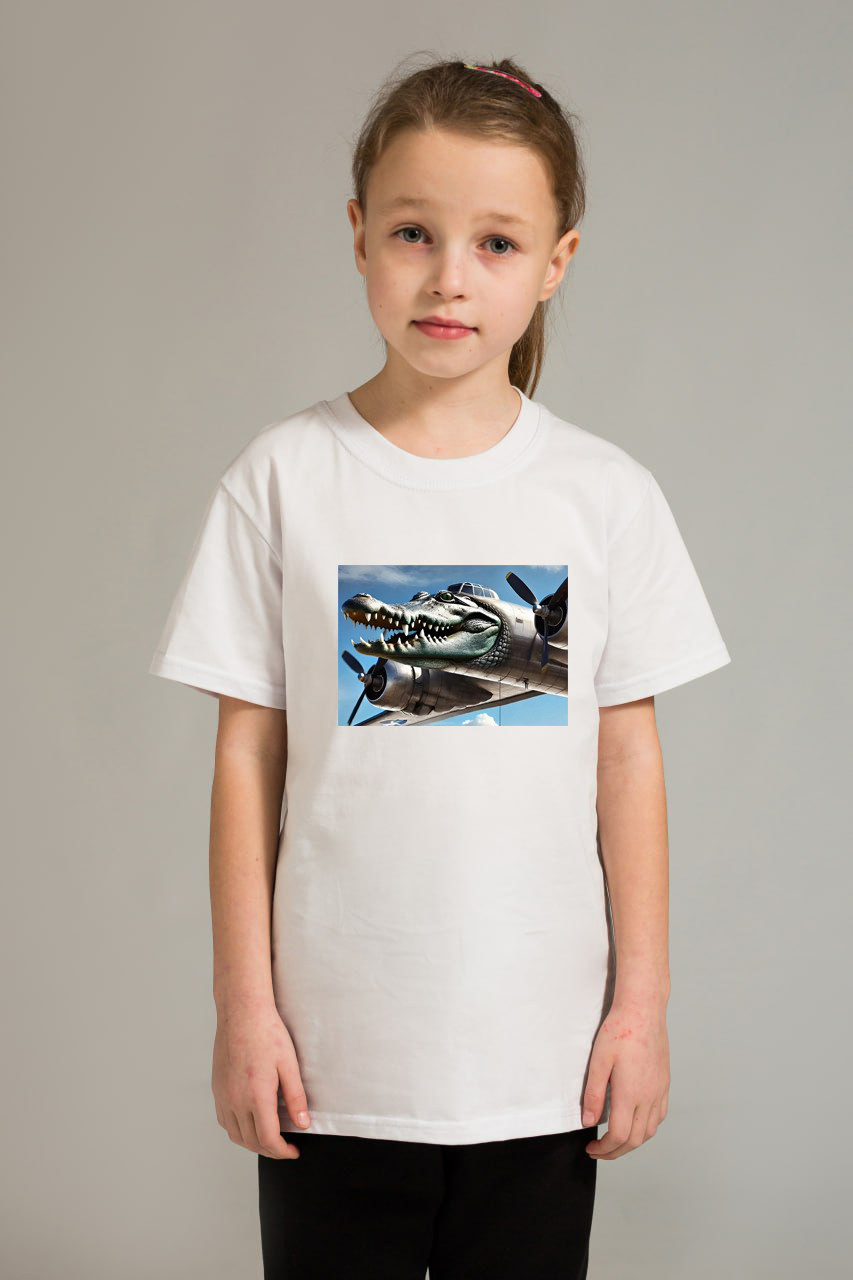 Футболка для дівчаток Мальта 122 см. Білий, фото 1