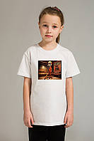 Футболка для дівчаток Мальта 122 см. Білий