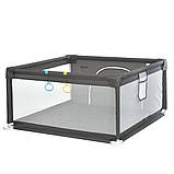 Манеж дитячий ігровий BAMBI MR 1339-G графітовий "tovarka", фото 2