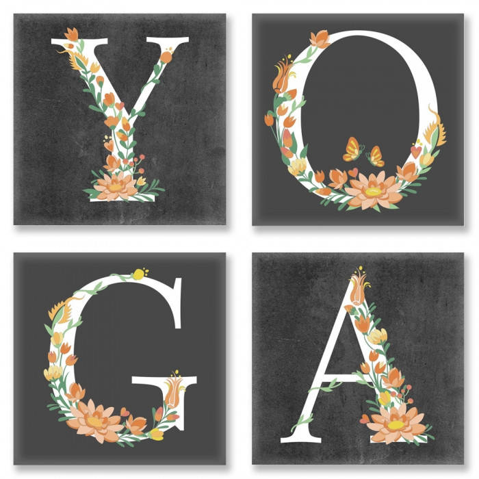

Картина по номерам Идейка Квартет Слово YOGA Лофт (CH118) 18 х 18 см