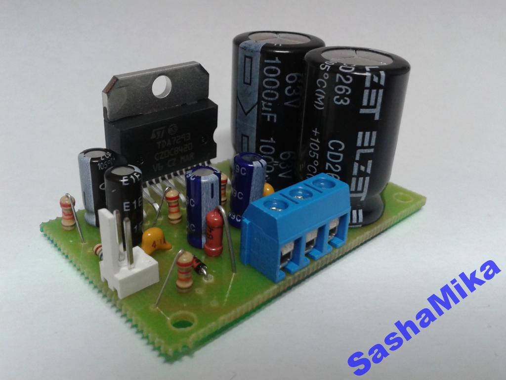 

Усилитель НЧ на TDA7293, моно (120Вт, 4 Ом)