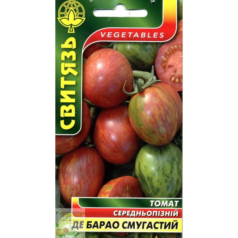 

Семена томат Де-Барао полосатый, 0,1 г