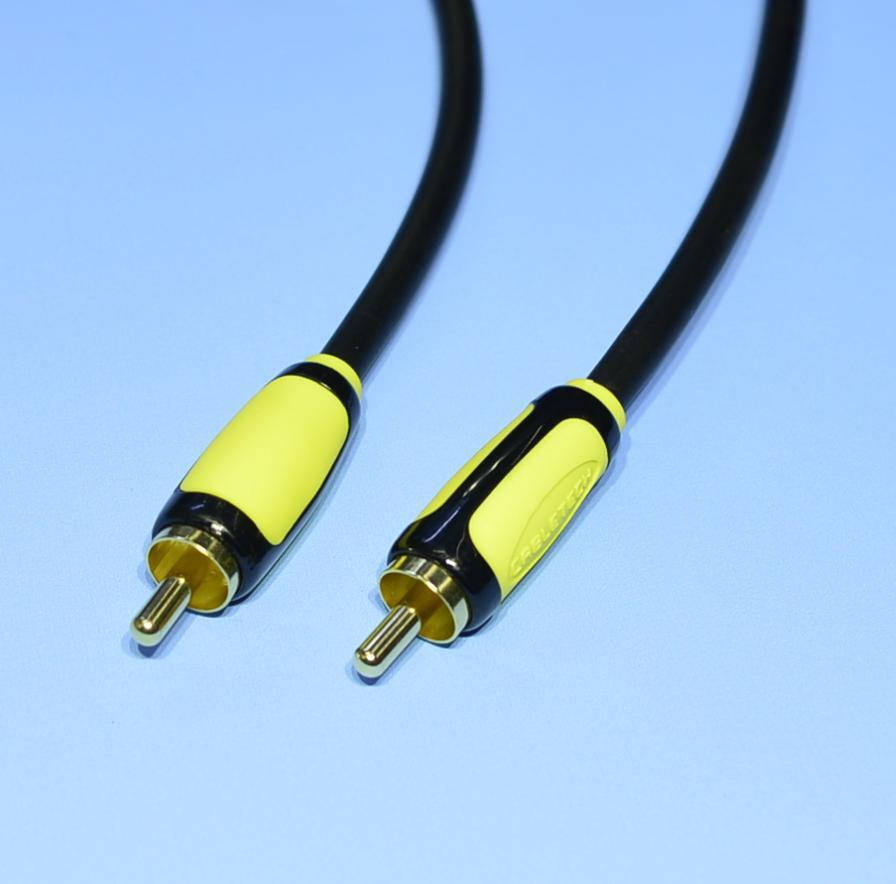 

Шнур 1шт.RCA - 1шт.RCA коаксиальный Cabletech Basic KPO3841 1.8м, Черный