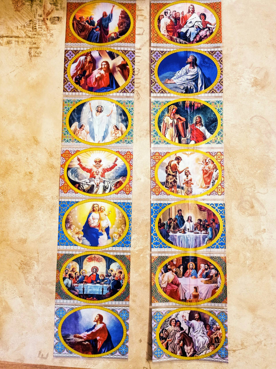 

Термонаклейки на пасхальные яйца Иконы