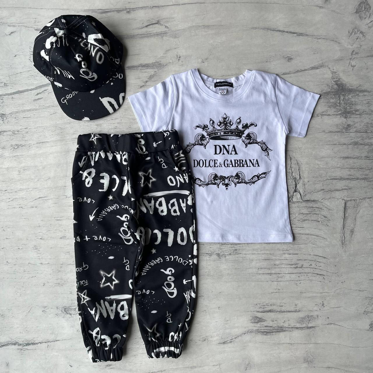 

Летний костюм на мальчика в стиле Dolce & Gabbana 701. Размер 92 см, 98 см, 116 см