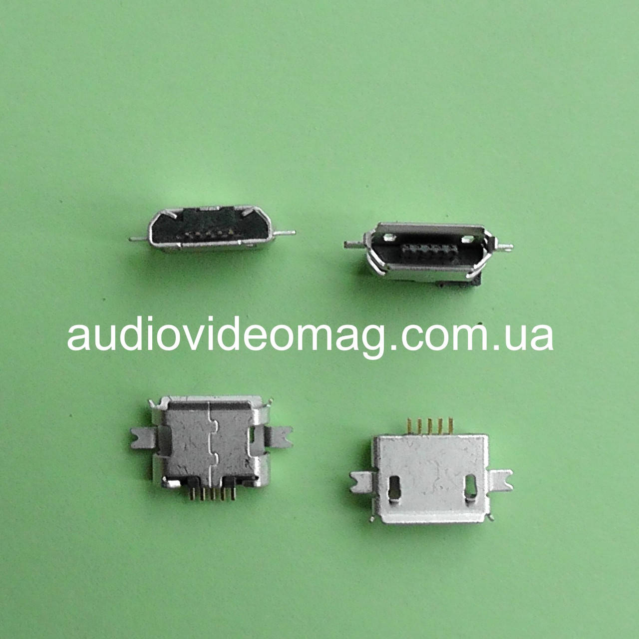 

Гнездо microUSB 5pin монтажное, тип 2