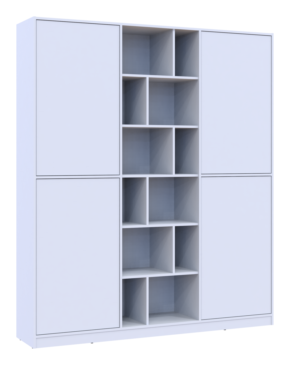 Шафа для одягу Doros Морган Білий ДСП 180х38.5х210 (42001246) 5