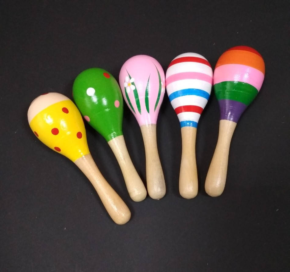 

Деревянная игрушка Маракас (маленький)