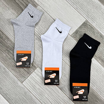 Шкарпетки жіночі демісезонні бавовна середні Nike, Туреччина, розмір 36-40, асорті, 05117