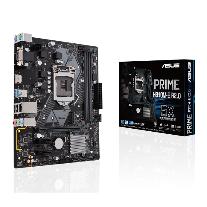 Материнська плата Asus H310M-E Prime R2.0 LGA 1151v2 (H310M-E R2.0) Б/В