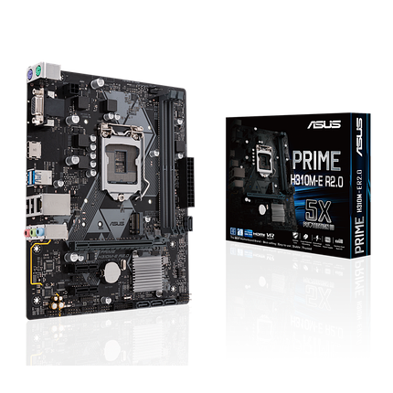 Материнська плата Asus H310M-E Prime R2.0 LGA 1151v2 (H310M-E R2.0) Б/В, фото 1