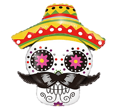 Фігура КИТАЙ-КТ210 Череп у сомбреро (УП)