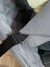 Дитячий шезлонг (крісло-гойдалка) сірий, фото 5