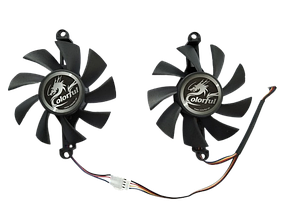 Вентилятор (кулер) Colorful 56182 для відеокарти Colorful GTX 950/960/1050/1060 комплект 2шт Б/В