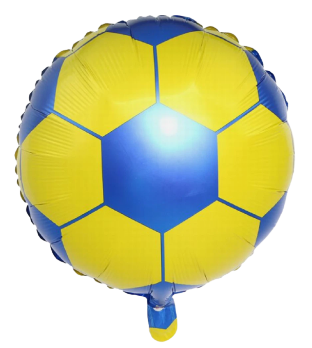 КТ041 КИТАЙ-КТ Коло 18" Футбольний м'яч - Жовто-синій