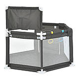 Манеж дитячий ігровий BAMBI MR 1340-G графітовий "tovarka", фото 2