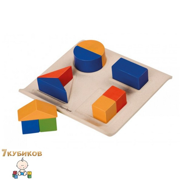 Кумедні геометричні форми Plan Toys