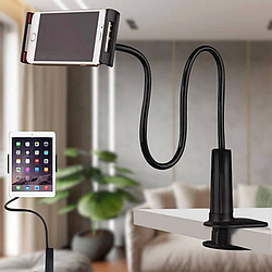 Гнучкий тримач для телефону з прищіпкою 6,5 - 19см / Універсальний мобільний тримач / Тримач телефону