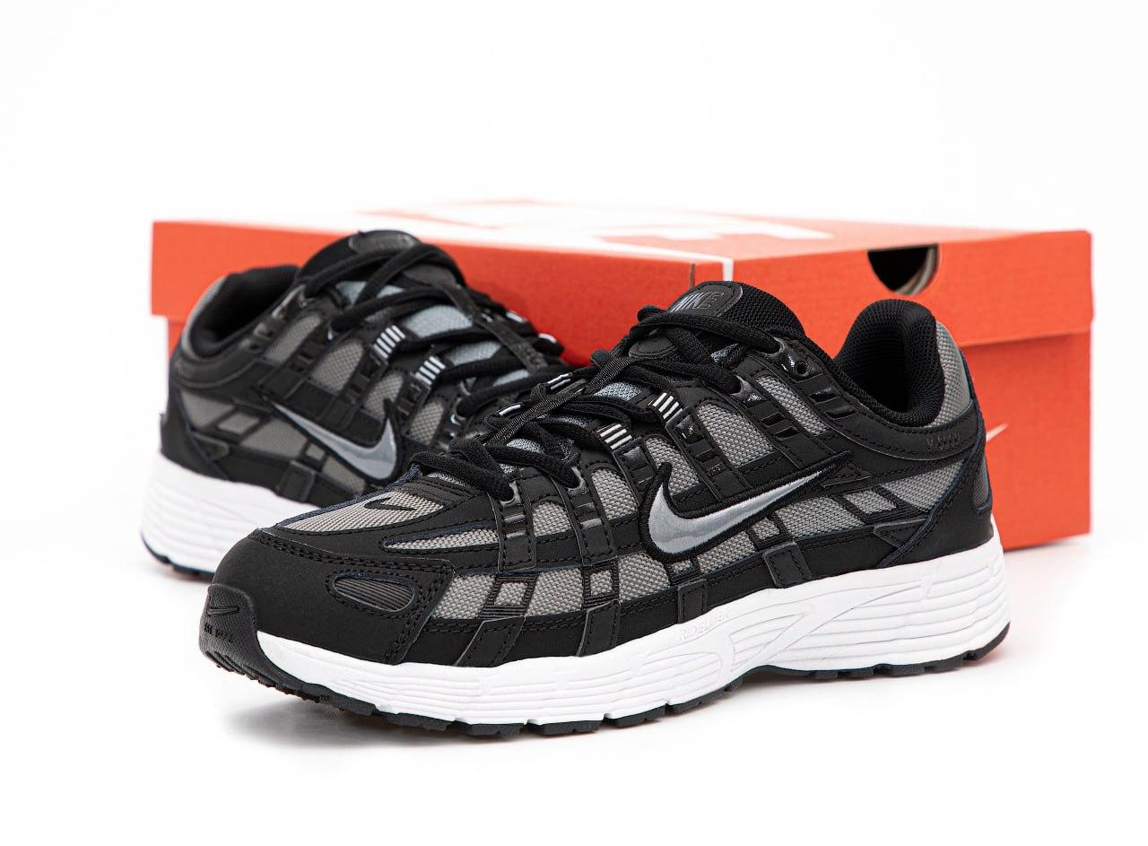 Чоловічі чорні Кросівки Nike P-6000, фото 1