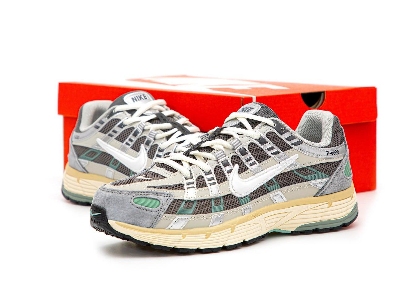 Чоловічі сірі Кросівки Nike P-6000