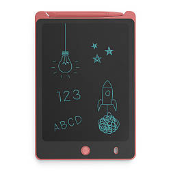 Планшет LCD для малювання 8,5" + стілус в комплекті, Рожевий / Дитячий графічний планшет / Планшет для дітей