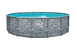 Басейн каркасний 4.88х1.22 м без фільтру. AZURO SWING Stone design