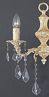 Бра LA LAMPADA WB 1062/1.17 IVORY/кришталь