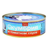 Скумбрія в томатному соусі 240г Ventspils