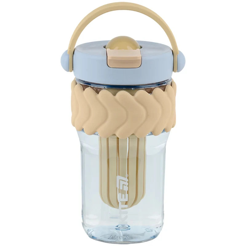 Стакан для води Kite K25-1230-1, 700 мл, бежево-блакитний, фото 1