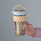 Стакан для води Kite K25-1230-1, 700 мл, бежево-блакитний, фото 7
