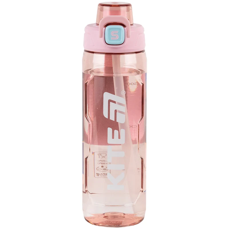 Пляшечка для води Kite K25-1211-3, 800 мл, рожева, фото 1