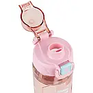 Пляшечка для води Kite K25-1211-3, 800 мл, рожева, фото 4