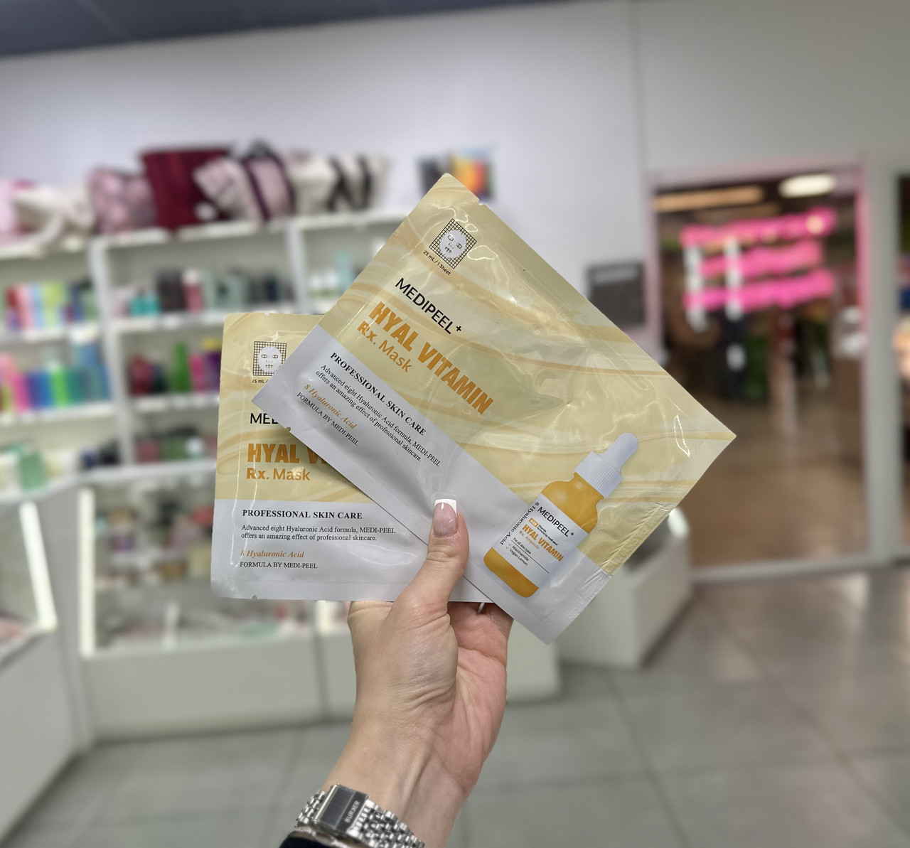Зволожуюча маска для обличчя Medi-Peel Hyal Vitamin Rx.Mask 25мл
